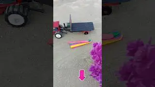 Diy tractor mini constrate bridge#tractorproject #trendingshorts