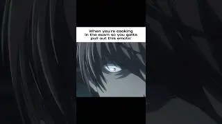 POV: When you're cooking in the exam so you pull out this emote #anime #relatable #fypシ゚viral
