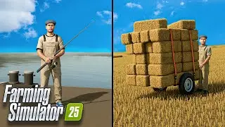 Empecé Solo Con una Caña de Pescar. Farming Simulator 25