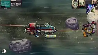 Fission Superstar X facing the first boss
