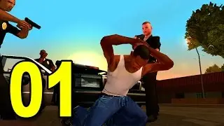 Grand Theft Auto: San Andreas - Part 1 - Welcome to Los Santos (GTA Walkthrough / Gameplay)