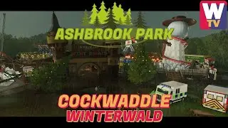 Ashbrook Park Winter Wonderland - COCKWADDLE #planetcoaster2 #gamespotlight #themepark