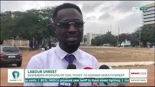 Suspended Ghana Water Staff Storm Black Star Square &ndash; Demand Reinstatement! | News Feed