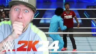 WWE 2K24 IShowSpeed just signed for WWE and his in the ROYAL RUMBLE