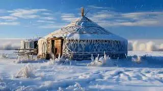 Central Asian Yurt in Winter - Lofi Mongolian Chill Beats