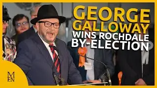 George Galloway victory speech after Rochdale by-election win - with warning to Keir Starmer