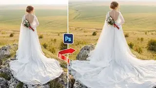 How to Use Wrap Tool in Photoshop | Edit Dress with Wrap Tool Photoshop Tutorial