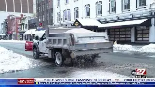 Snowstorm leaves behind mess for Midstate's essential workers