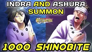 ⚪ 1000 SHINOBITE on Ashura and Indra Banner!! ⚫ | Naruto X Boruto Ninja Voltage