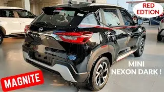 New Nissan Magnite RED Edtion 2024 - Mini Nexon Dark Edition ? Price, Interiors, Features | Magnite