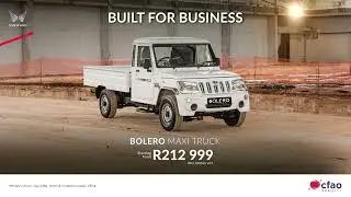 CFAO Mobility Mahindra Bolero Maxi Truck