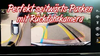 Seitw&auml;rts l&auml;ngs Parken mit Kamera (dynamische Linien)