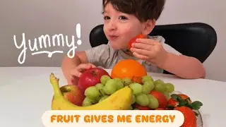 Fruit gives me energy - Fruit song | AZY Kids Show