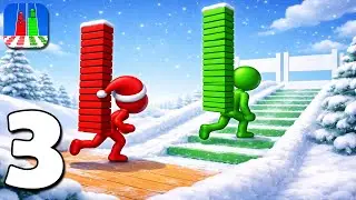 Bridge Race - Gameplay Walkthrough Part 4 Stickman Bridge Race (iOS, Android)
