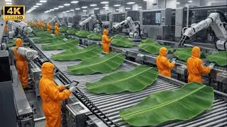 Inside the Banana Leaf Factory That Redefines Modern Manufacturing ( Full Process )