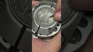 Samurai Morgan Dollar #thecoinvandal #engraver #silver #coins #numismatics #art #artist