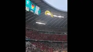 Parachute Guy Allianz Arena Germany vs France | #Euro2020 #parachute #allianz #shorts