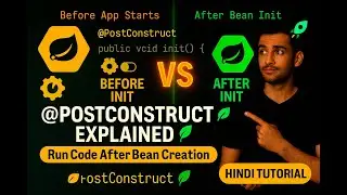 Spring Boot Magic 🚀 | @PostConstruct Explained with Real Examples 🌿
