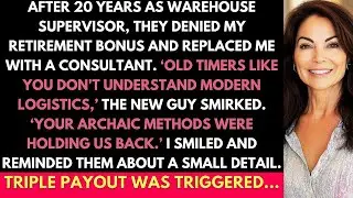 Boss Denied My Retirement Bonus And Replaced Me With A Logistics Consultant. He Forgot One Thing...