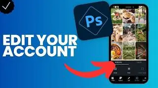 Как редактировать свою учетную запись в Adobe Photoshop?