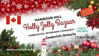 Christmas shopping Bazaar | Holiday season shopping| Holly Jolly Bazaar Goderich Ontario.