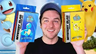 BLUE AND YELLOW Pokemon World MYSTERY BOXES! PSA Grade Reveal!