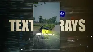 Text rays Effect- After Effects