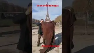 Magic In Paris disappearing trotinette #music #sigfridandjoy #sonanddad #magic #together #paris #son