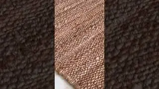 Pure Handmade Hemp & Jute Rug | Eco-Friendly Natural Beauty!