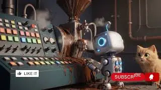 AI Robot vs Coffee Machine ☕💥 | Epic Fail Animation 🤖 #aivideo #funnyvideo #ytvideo