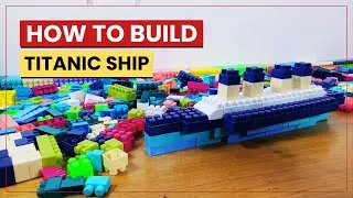 Satisfying DIY Titanic ship | asmr building blocks | block game #asmr#buildingblocks#viral
