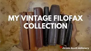 My Vintage Filofax Ring Planner Collection ✨ History, Materials, & What I Paid