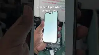 iPhone 14 pro white screen issue after update .. #iphone14pro  #14promax #iexpert #appleupdates
