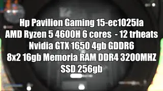 TEST! Call of duty Warzone Hp Pavilion Gaming 15-ec1025la High - medium - settings