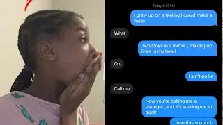 lyric prank on my friend (bro help me this is my first time editing 😔🥀✌🏽)