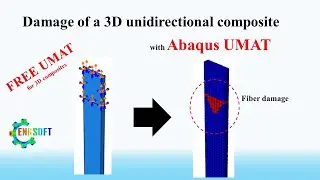 Abaqus UMAT для определения повреждений трехмерных (3D) волокнистых композитов