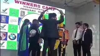 Usharani Mahesh Garu Felicitation in Winners Camp Visakhapatnam 
