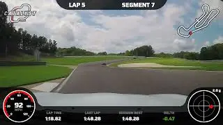 2025 Spec Miata Racing in STL  Barber Motorsports Park Sunday Race W/ Garmin Catalyst Data