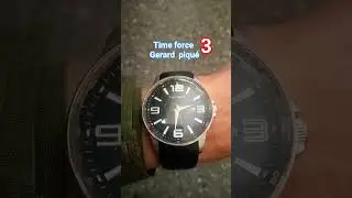 time force gerard piqu&eacute; bar&ccedil;a #fcbarcelona #football #championsleague #bar&ccedil;a #fashion #watch