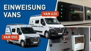 Einweisung in die Van Modelle von Ahorn Camp