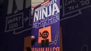 Book name is How to be a Productivity Ninja by Graham Alcott