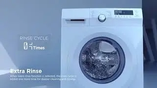 Midea Washing Machine - Extra Rinse