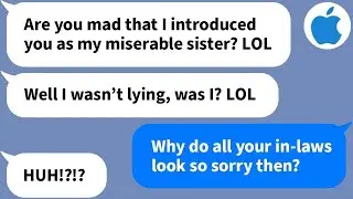 【Apple】My sister tries to humiliate me at her wedding, but all her in-laws suddenly...