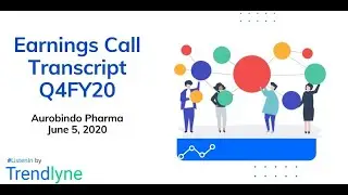 Aurobindo Pharma Earnings Call for Q4FY20 and Full Year