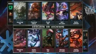 EDG vs H2K Highlights - EDWARD GAMING vs H2K GAMING - S5 WORLDS 2015 GROUP STAGE