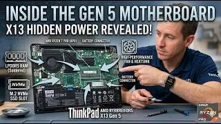 Материнская плата ThinkPad X13 Gen 5: СЕКРЕТНАЯ функция, скрытая на виду! 🔍
