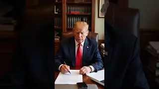 Mr. President AI: Donald Trump Hard at Work in the Oval Office! 🇺🇸 #Shorts