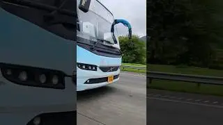 M.S.R.T.C Shivneri Volvo Bus Trying To Overtake 🚍 #shorts