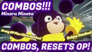 Mineta COMBOS! & Resets Explained My Hero Ones Justice 2 Mineta Gameplay guide pro good advanced jk