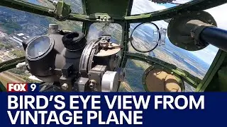 Planes fly over Minnesota State Capitol during Medal of Honor Memorial dedication